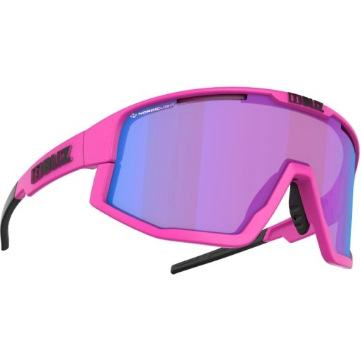 Immagine prodotto da Bliz Fusion Nano Optics | Nordic Light - Glasses - Matt Neon Pink / Begonia - Violet w Blue Multi