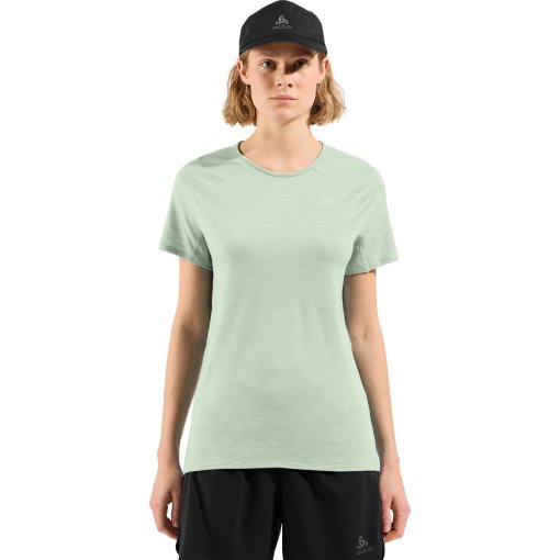 Foto de Odlo Camiseta Trail Running Mujer - X-Alp Performance Wool 115 - ambrosia melange