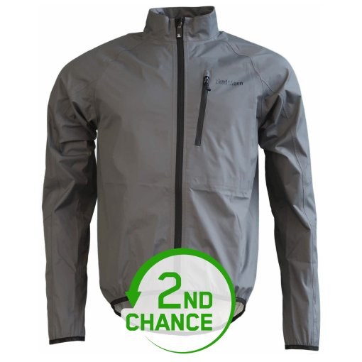Produktbild von Zimtstern Boltz Packbare Regenjacke Herren - Gun Metal - B-Ware