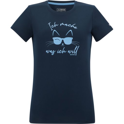Photo produit de Regatta T-Shirt Femme - Fingal Slogan - Navy 540