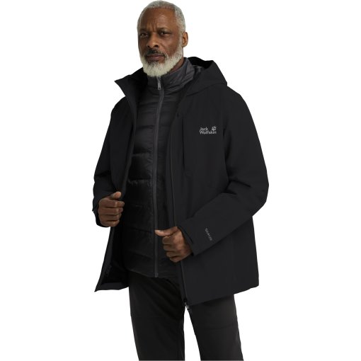 Foto de Jack Wolfskin Icecape 3In1 Chaqueta plumífero para hombres Rds - black