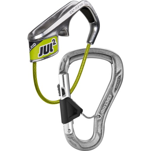 Immagine prodotto da Edelrid Jul2 Belay Kit - HMS Bulletproof Belay Eco Moschettone + Jul2 Dispositivo Assicurazione - eco