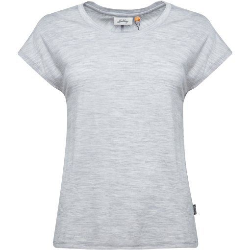 Foto de Lundhags Camiseta Mujer - Gimmer Merino Light - Gris Claro 829
