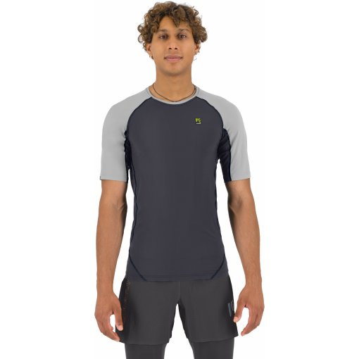 Picture of Karpos Lavaredo Running Jersey Men - woodl.gray/grigio cava