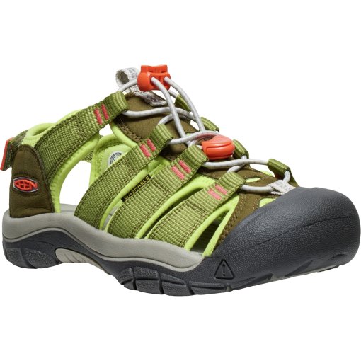 Immagine prodotto da KEEN Sandali Adolescenti - Newport Boundless - Dark Olive/Scarlet Ibis
