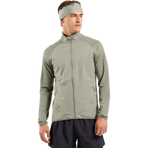 Foto de Odlo Chaqueta Running Híbrida Hombre - Zeroweight Warm 2.0 - shadow