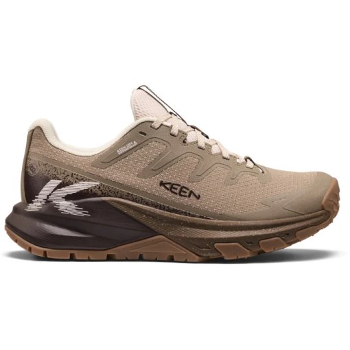 Photo produit de KEEN Targhee Apex Chaussures de randonnée imperméables pour femmes - Brindle/Peach Blush