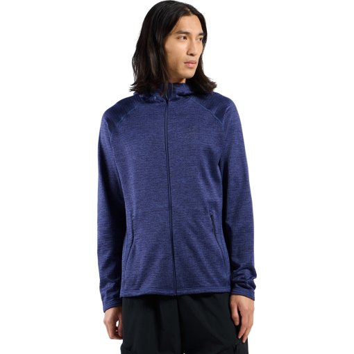 Foto de Odlo Chaqueta con Capucha Mid Layer Hombre - Tencia - skipper blue melange