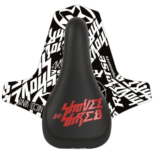 Immagine prodotto da Reverse Components Nico Vink Shovel and Shred Saddle - black / red / white