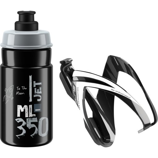 Kuva tuotteesta Elite Kit CEO Pulloteline + Jet pullo 350ml - black/clear/grey