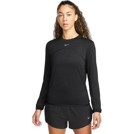 Produktbild von Nike Dri-FIT Swift UV Langarm-Laufoberteil Damen - schwarz FB4297-010