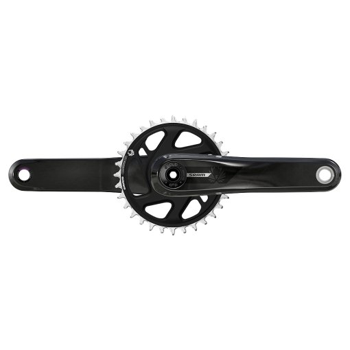 Productfoto van SRAM S500 Eagle Carbon crankset | DUB | B1 - Boost - 52 mm kettinglijn – zwart