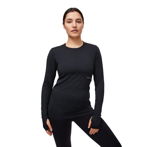 Immagine prodotto da Röhnisch Maglia a Maniche Lunghe Donna - Eli Slim - Nero