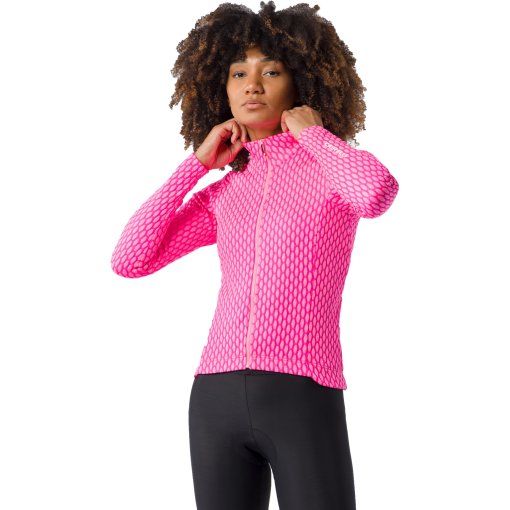 Picture of Castelli Ventra Thermal Jersey Women - pink fluo 022