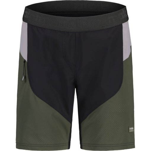 Foto de Maloja Pantalones Cortos Gravel Mujer - FanesM. - deep black multi 8862