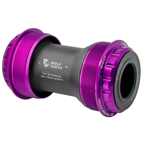 Picture of Wolf Tooth Bottom Bracket - External | T47-68/73-24 - ultraviolet purple