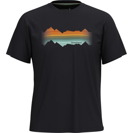 Foto de SmartWool Camiseta de Manga Corta Unisex - Mountain Horizon Graphic - 001 negro
