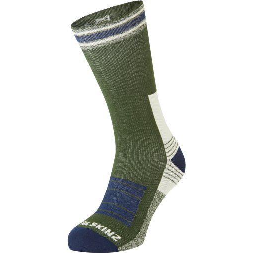 Immagine prodotto da SealSkinz Calze Trekking Impermeabili di Media Lunghezza - Norwich - Oliva