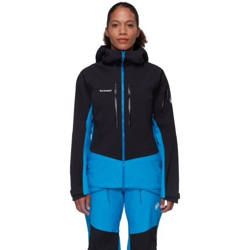 Foto de Mammut Chaqueta con Capucha Hardshell Mujer - Taiss Pro - glacier blue-negro
