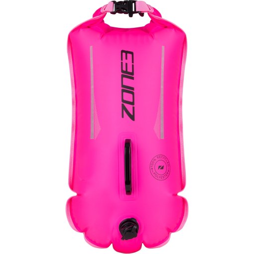 Slika izdelka Zone3 Recycled Swim Varnostna boja / nepremočljiva torba 28 l - hi-vis pink