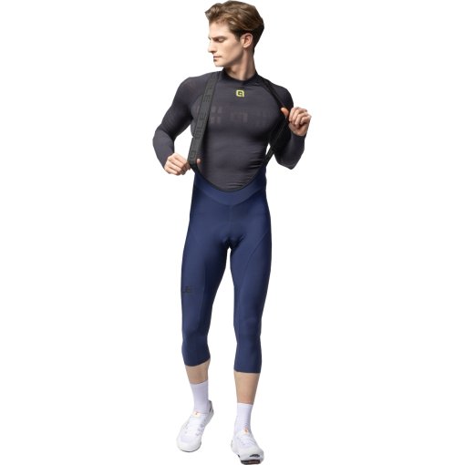 Foto de Alé Culotte 3/4 con Tirantes Hombre - PRAGMA Winter 2.0 - navy blue