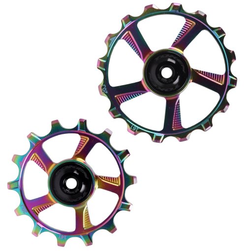 Immagine prodotto da Token Skinny Fat MTB Derailleur Pulley Set - 12-speed - 14/16 Teeth - oil slick