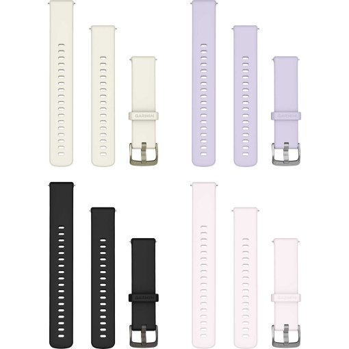 Foto de Garmin Correas de Desmontaje Rápido 18 mm - Silicona - para Venu 3S, 4 - diferentes colores
