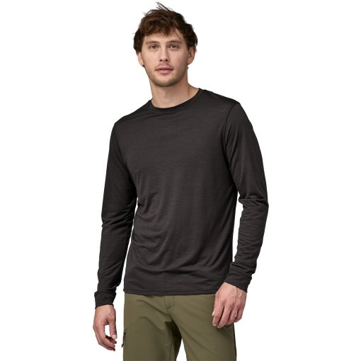 Foto de Patagonia Camiseta de Manga Larga Hombre - Capilene Cool Merino - negro
