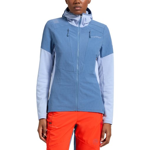 Foto de La Sportiva Chaqueta con Capucha Mujer - Session Tech - Moonlight/Stone Blue