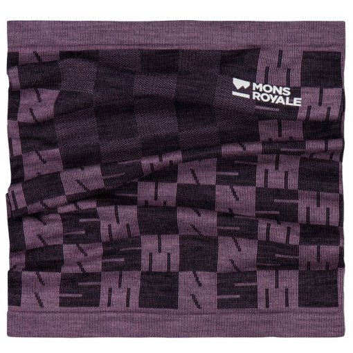 Immagine prodotto da Mons Royale Sciarpa a Tubo - Ascender Merino Seamless - mauve / nero