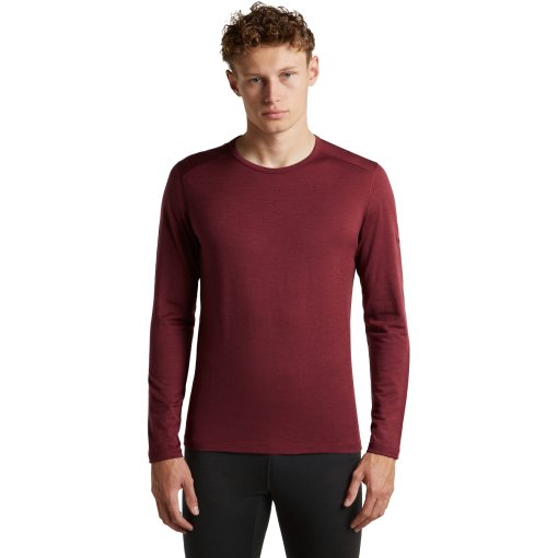 Foto de Icebreaker Merino 200 Oasis Camiseta térmica de manga larga con cuello redondo para hombres - Port