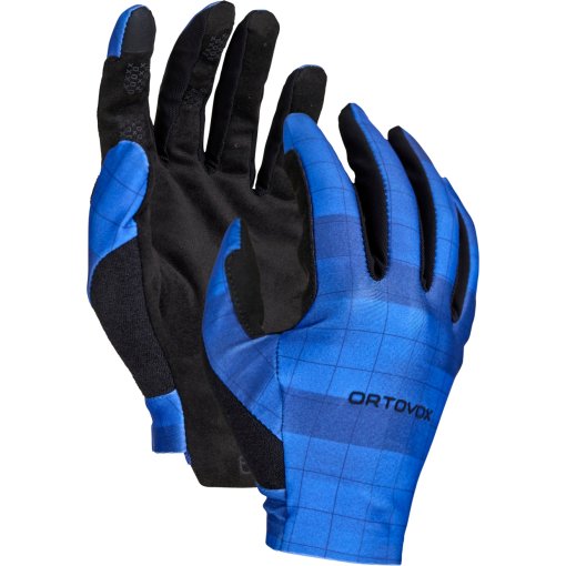 Productfoto van Ortovox MTB Light Handschoenen Heren - blue note motion aop