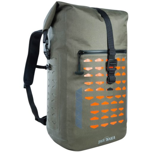 Produktbild von Tatonka Commuter Rolltop 30 WP Fahrrad-Rucksack - stone grey olive