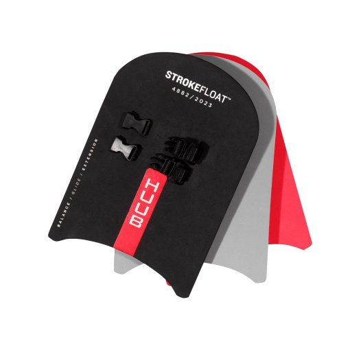 Produktbild von HUUB Design Schwimmbrett - schwarz/grau/rot