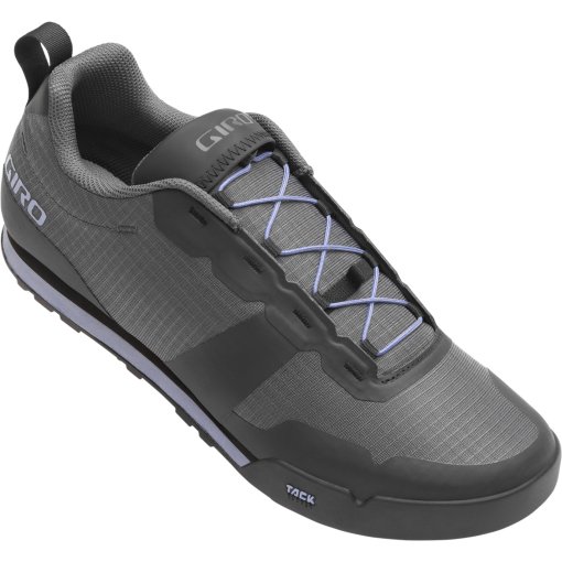 Foto de Giro Zapatillas Mujer - Tracker Fastlace Flatpedal - dark shadow/lavender grey