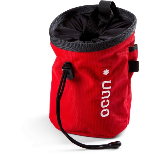 Picture of Ocún Push + Belt Chalkbag - red twist