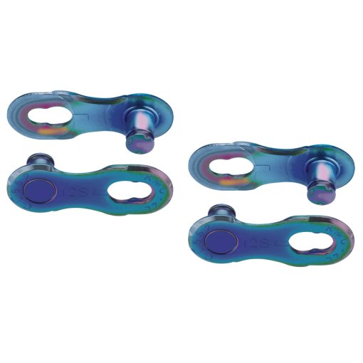 Foto de KMC Eslabón de Cadena - MissingLink 12NR 12 Velocidades - 2 Pzas. - azul aurora