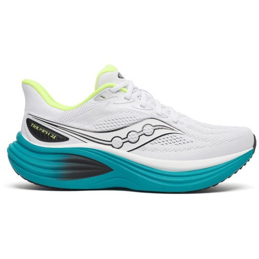 Photo produit de Saucony Triumph 24 Chaussures running pour hommes - white/tranquil