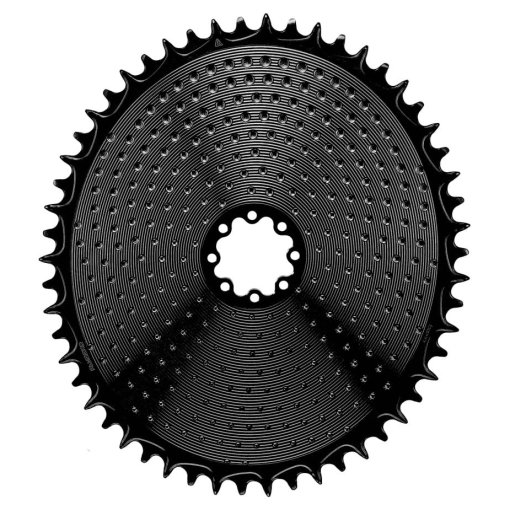 Foto de Alugear Plato - AERO Golf Ball - Road/Gravel | Direct Mount (SRAM 8-Bolt) | 1x 10/11/12s - ovalado | negro