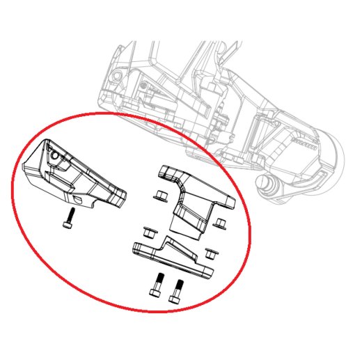 Picture of SRAM Cover Kit for XX DH T-Type AXS Rear Derailleur - 11.7518.104.028