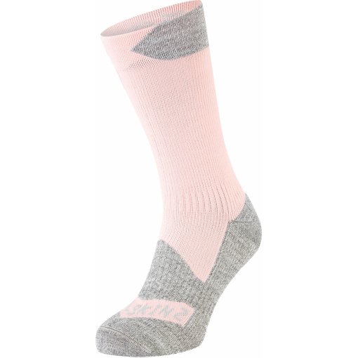 Foto de SealSkinz Calcetines Medianos Impermeables Mujer - Raynham All Weather - Pink/Grey Marl