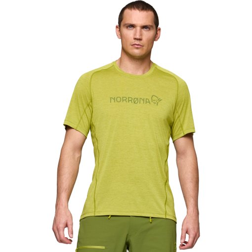 Photo produit de Norrona T-Shirt Homme - fjørå equaliser lightweight - Golden Lime