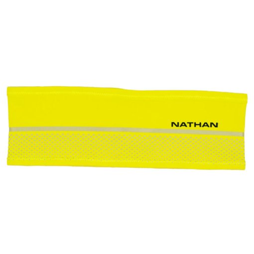 Foto de Nathan Sports Cinta Cabeza - Hypernight - Hi Vis Yellow/Geo Print