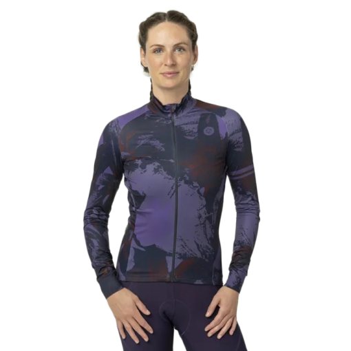 Immagine prodotto da AGU Maglia a Maniche Lunghe Donna - Performance Flower - purple rain