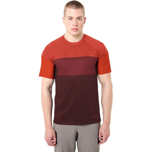 Photo produit de Vaude T-Shirt Homme - Moab VI - glowing red/black