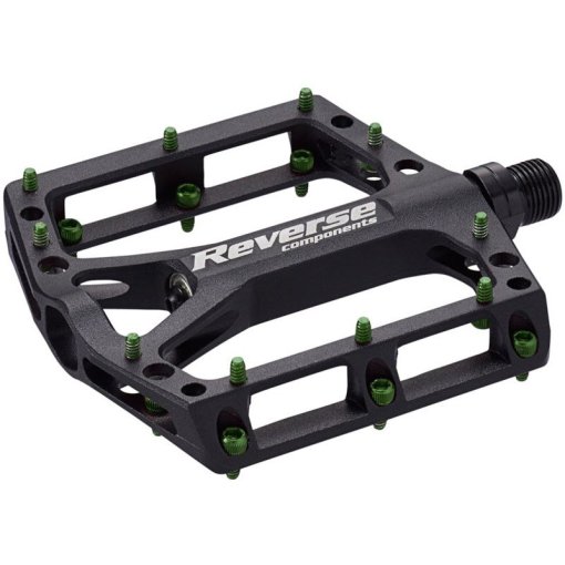 Produktbild von Reverse Components Black ONE MTB Plattformpedale - black/light green