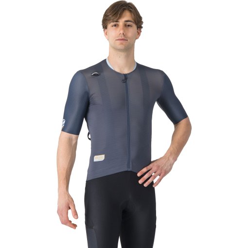 Foto de Castelli Maillot de Manga Corta Hombre - Unlimited Pro - twilight blue/winter sky-vivd 456