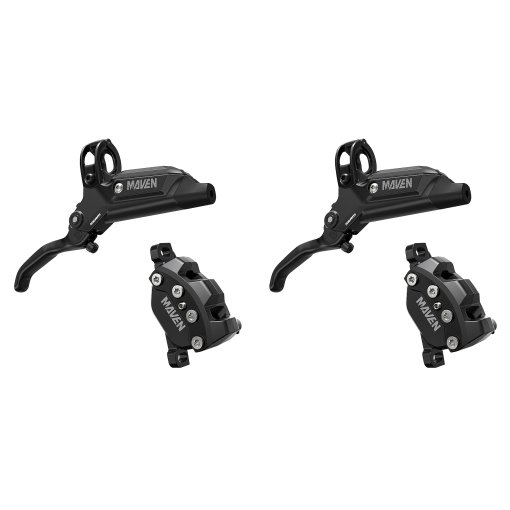 Immagine prodotto da SRAM Set Freno a Disco MAVEN Base | 4 Pistoni | A1 - Diffusion Black Anodized