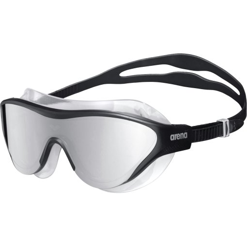 Foto de arena Gafas de natación - The One Mask Mirror - Plata/Negro/Negro