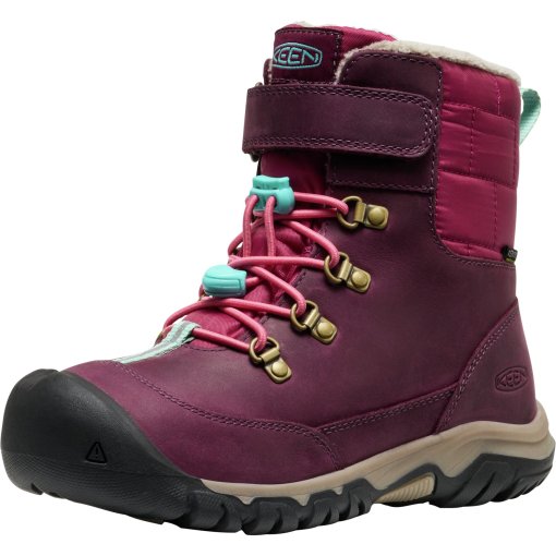 Foto de KEEN Botas Impermeables de Invierno Joven - Kanibou - Fig/Pink Lemonade